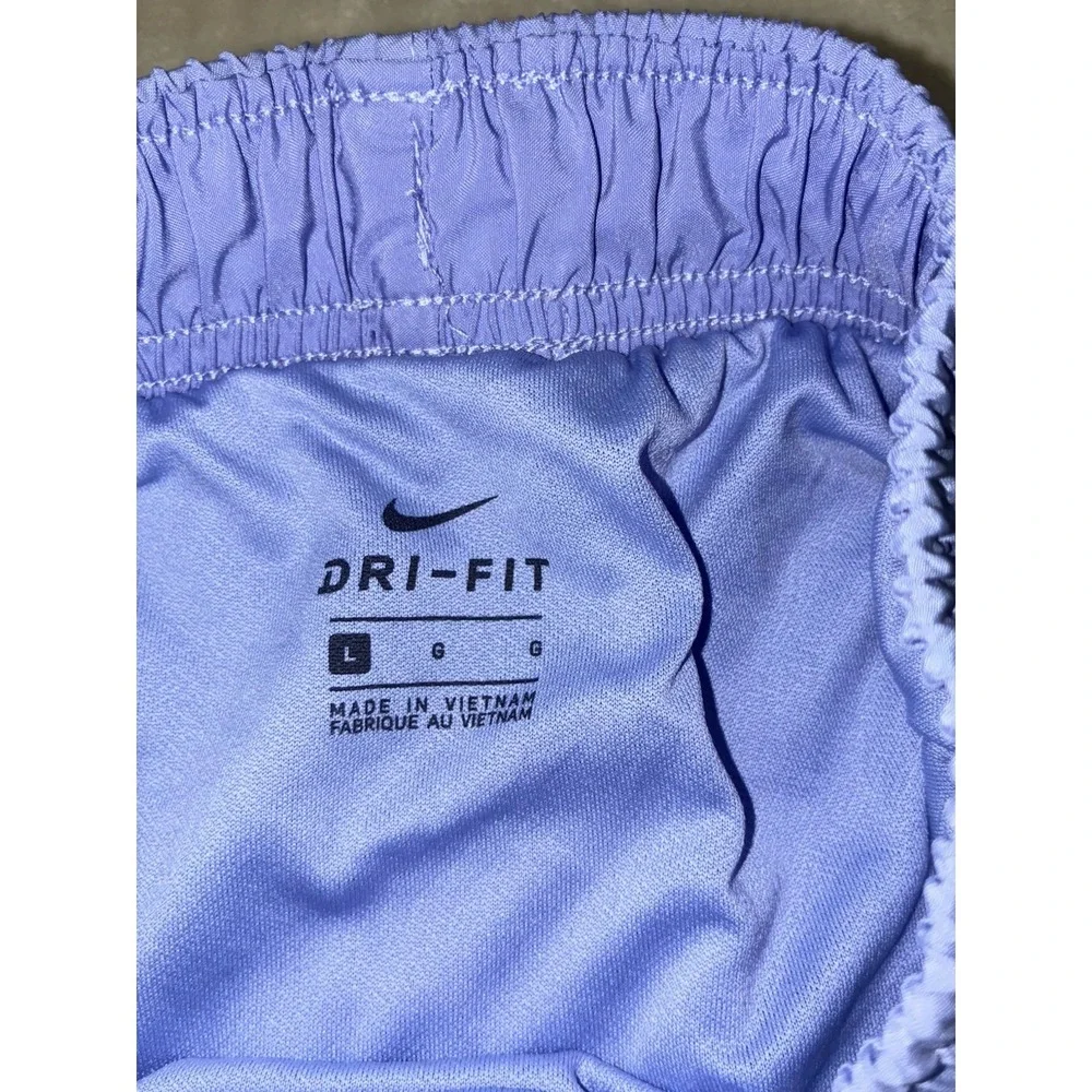 Nike Dri-fit Tempo Shorts Women's L Purple Lined Running Gym‎ Training *spot